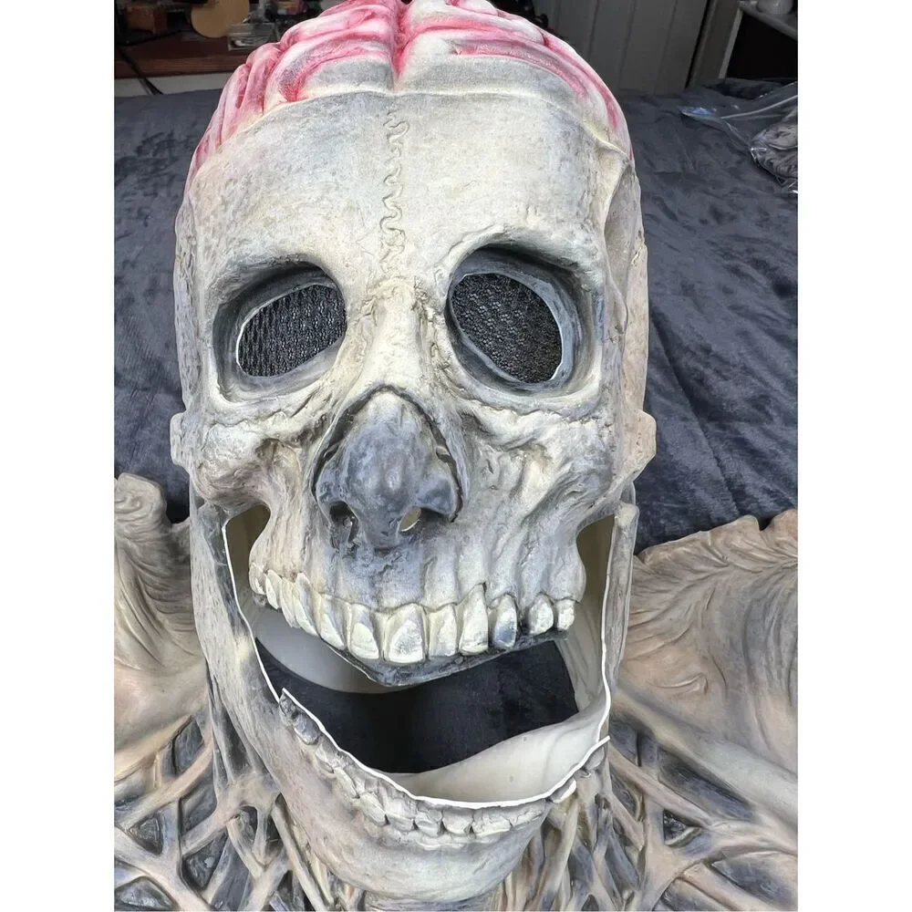 Halloween latex mask skeleton ￼‎